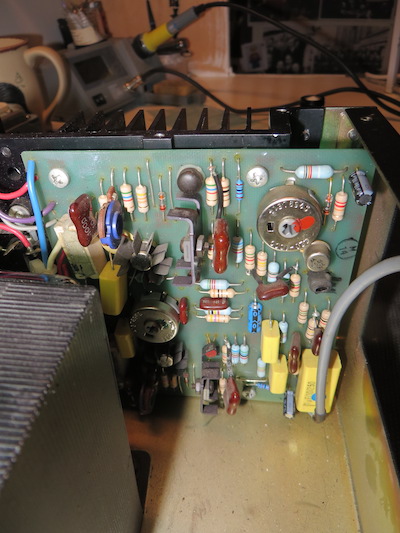 Bob the Tech re-capped the Model 32 amplifier boards and adjusted offset and bias