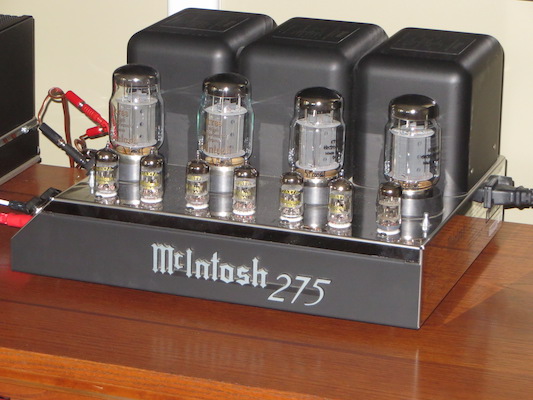 Listening to MC275-IV after repair at Bob the Tech Audio