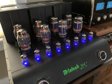 Listening to a beautiful all tube McIntosh MC2152 after repairs at Bob the Tech Audio