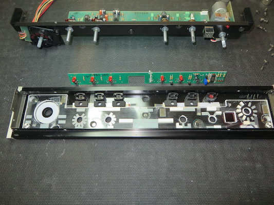 C712 front panel rework underway at Bob the Tech Audio