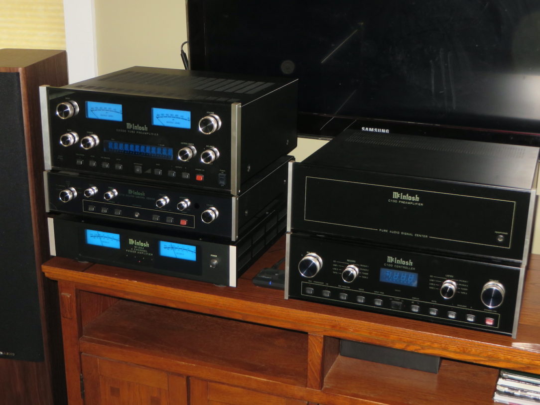 McIntosh Preamplifier Shootout after repair at Bob the Tech Audio