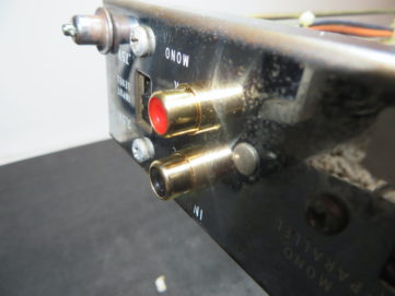 New RCA connectors installed in McIntosh MC2255 by Bob the Tech Audio